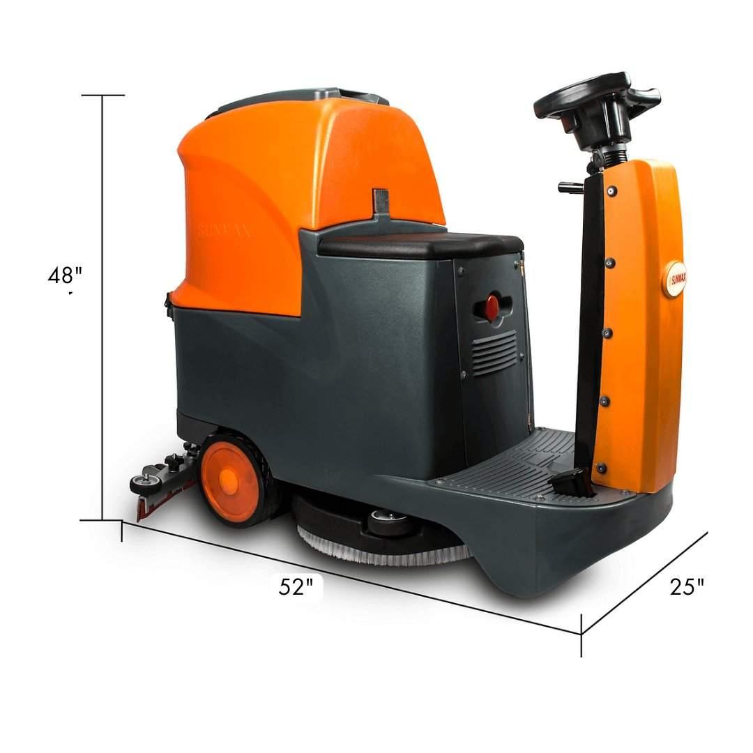 Ride-On Floor Scrubber RT70, 22" Brush for High Efficiency