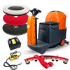 SUNMAX RT70+ Ride-On Floor Scrubber Machine, Lithium Battery, 22" Cleaning Path, 48000 Sqft/h Working Efficiency