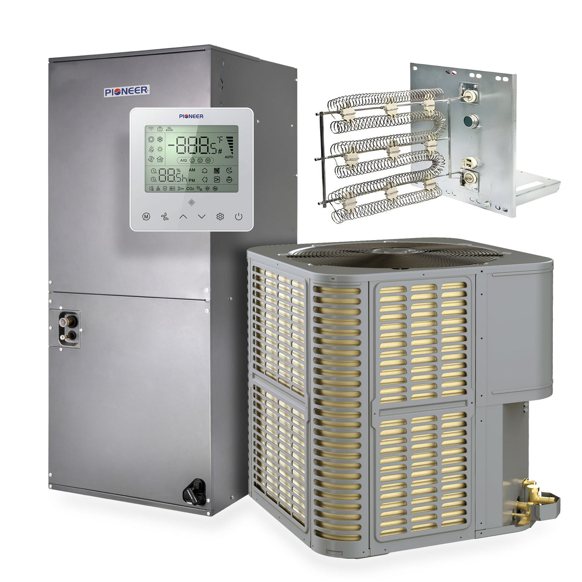 Pioneer® Vertex™ 56,000 BTU 17 SEER2 230V Ducted Central Split Air Conditioner Inverter Heat Pump